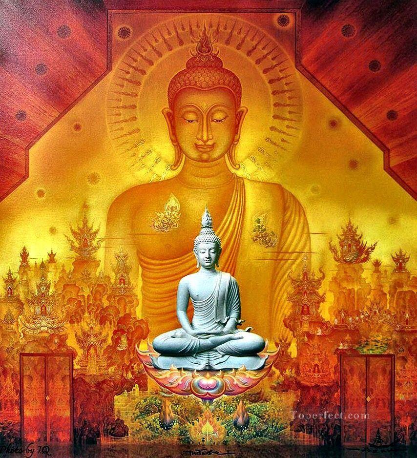 contemporary Buddha fantasy 008 CK Buddhism Oil Paintings